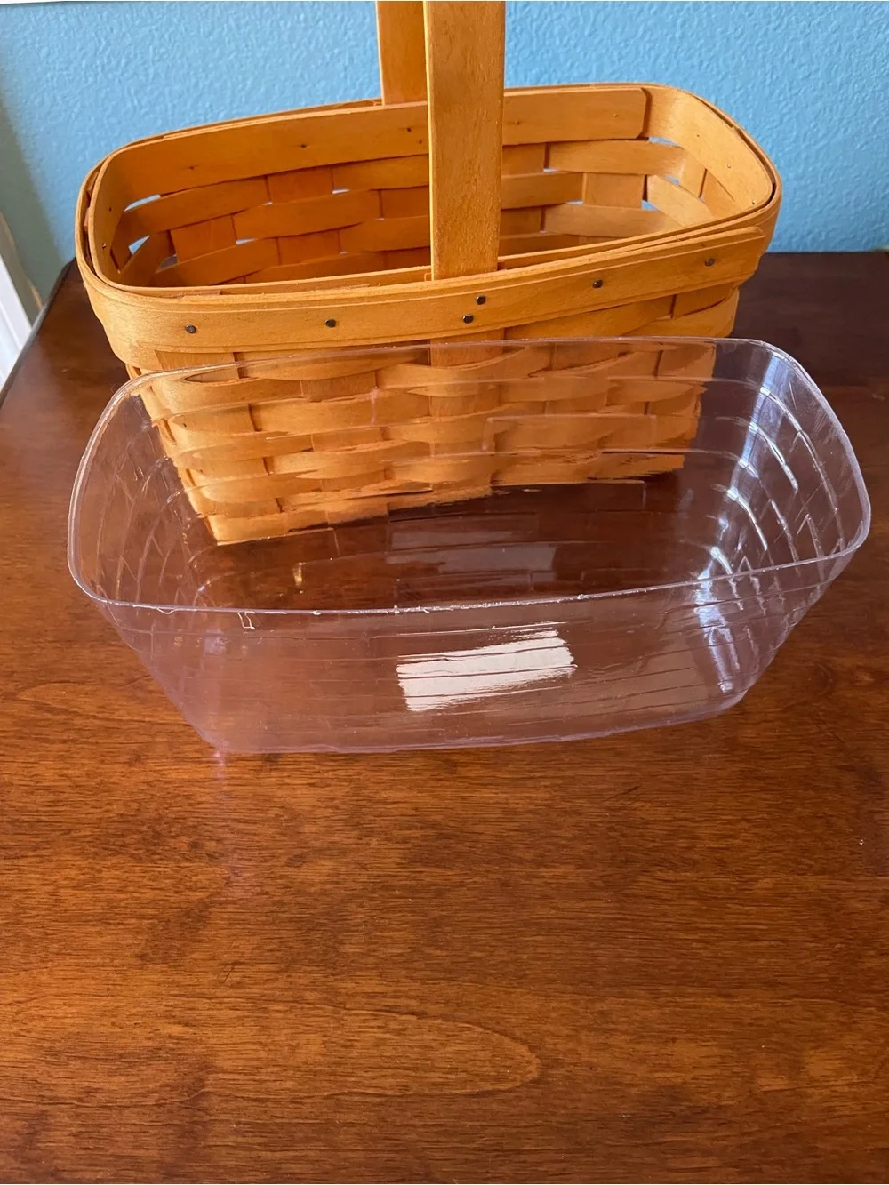 Longaberger 2001 Candle Edition Basket with Plastic Liner – Excellent Condition
